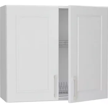 Kuchyňská skříňka Natalia W80su Alu šedá