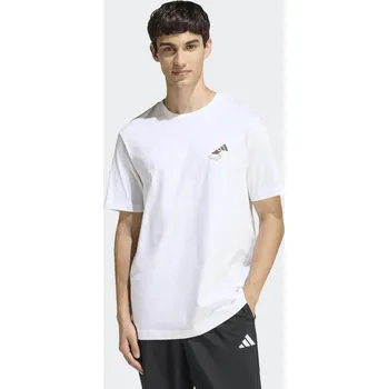 ADIDAS Pánské tričko Regular M BÍLÁ