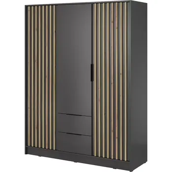 Předsíňová stěna Skříň Nelly 3d grafit/lamela artisan