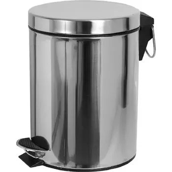 Odpadkový koš Koš 3l kov lesk