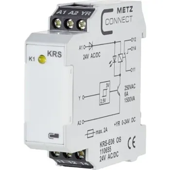 vypínač spínač prahové hodnoty Metz Connect 110655 110655, 1 ks