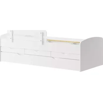 Ložnicová sestava Postel S Zásuvka Nicole Bíla