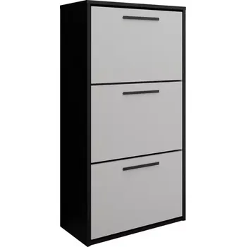 Botník Asper stojící bílý/černý