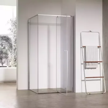 Sprchový kout obdélníkový Zen 100x80x195 chrom