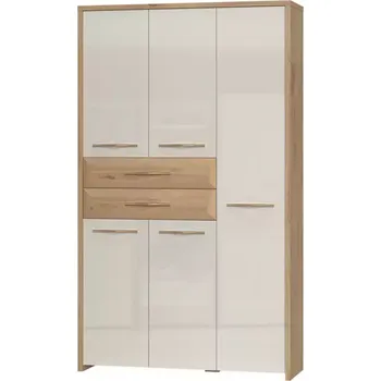 Předsíňová stěna Skříň 5D2S Gala V52 pacific walnut/beige