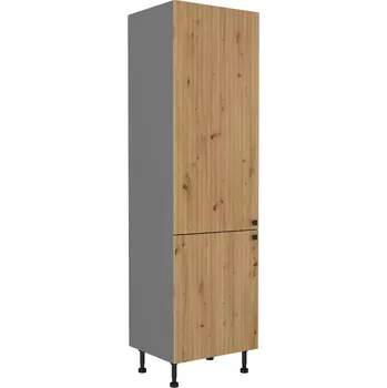Kuchyňská Skříňka AVA dub artisan/antracit 60lo-215 2f