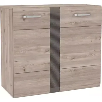 Kancelářská sestava Komoda Locarno 90cm Dub Nealson/Šedá