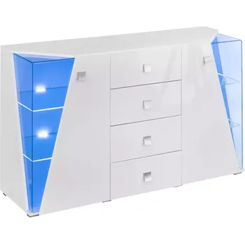 Dětská skříň Komoda Edge Bily Ww Ee Sb