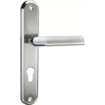 Dveřní kování Klika DURO PZ72 nikl/satén