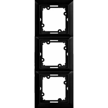 vypínač Rámeček 3násobný Medium černý