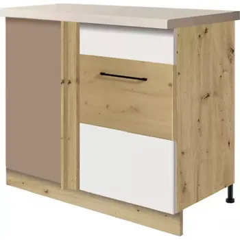 Kuchyňská Skříňka Infinity 25D P WHITE ARTISAN polka