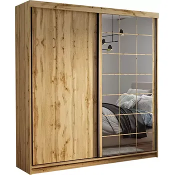 Kancelářská sestava Skříň Collin 200 votan/votan+černá