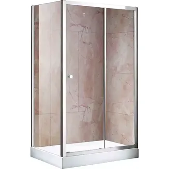 Pevna stena Sigma 70x195 čiré-chrom