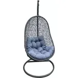 Závěsné křeslo KONGO šedé