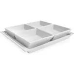 Servírovací mísa dělená 30x26x4 cm 4+1