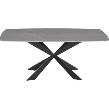 Jídelní set Stůl Camilius Cross 9954 keramika/černá