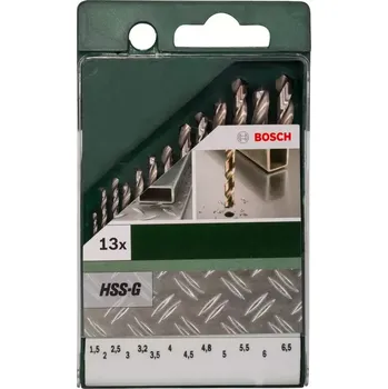 Vrták Sada vrtáků DIY HSS-G 13 dílná