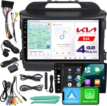 Auto Hi-Fi Autorádio NCS D9 Kia Sportage III 2010-2015 Android Navigace 4GB LTE