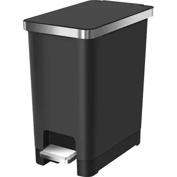 Pánev Odpadkový koš Eko Hana slim 10l černý 637710