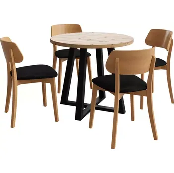 Jídelní set Jídelní set Jasmad artisan/černá