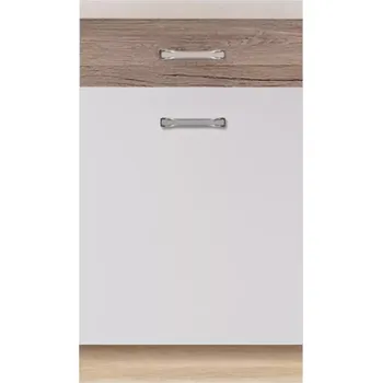 Kuchyňská skříňka Econo 4D Dub Sonoma/Bílý/San Remo