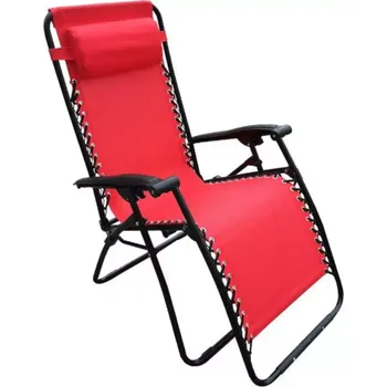 Zahradní lehátko Zahradní lehátko D-070 červené