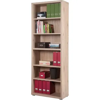 Obývací stěna Regál 6 Police Schema Prirodny Lb7070k53805