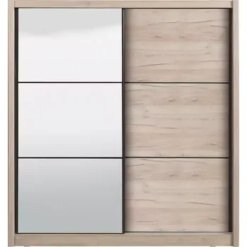 Kancelářská sestava Skříň Navara Šedá Dub 11008278