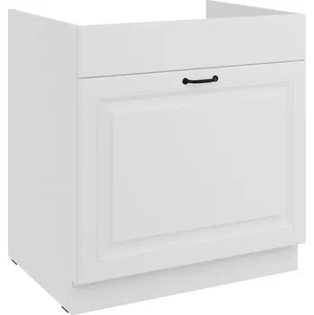 Kuchyňská skříňka Stilo bíly mat/bíly 80ZL 1S BB