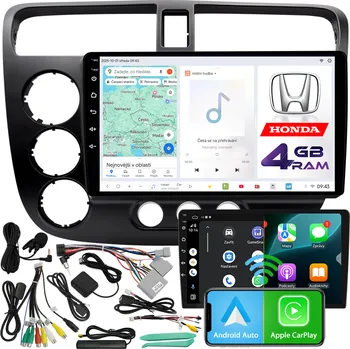 Autorádio Autorádio NCS D9 Honda Civic VII Sedan 2000-2006 Android Navigace 4GB LTE