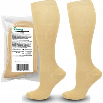 Pánské ponožky Kompresní podkolenky Ponožky Proti Křečovým Žilám na Běhání, Velikost S/M