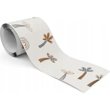 Fototapeta Dekorativní Bordura Bordura na Tapety STROMY Palmy Safari Boho Pro Děti