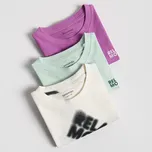 Reserved - Bavlněné tričko 3 ks - krémová - 902HR-01X - 902HR-01X-U15