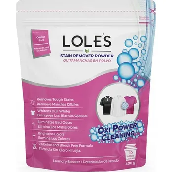 Odstraňovač skvrn Lole’s – Práškový odstraňovač skvrn s aktivním kyslíkem Oxi Power Cleaning 400 g