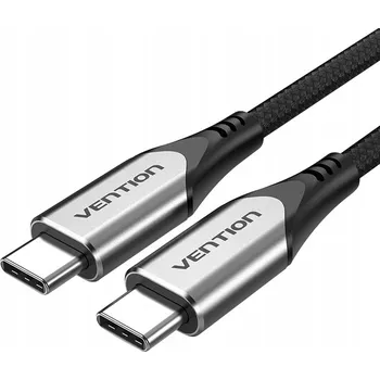 Datový kabel Kabel Vention USB-C - USB-C 1 m černý