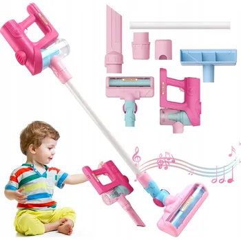 Hračka pro nejmenší HRAČKY VYSAVAČ AKUMULÁTOROVÝ PRO DĚTI S FUNKCÍ SÁNÍ A HUDBOU