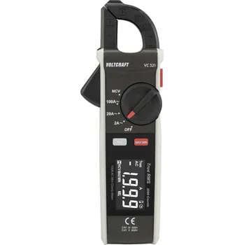 Multimetr VOLTCRAFT VC-321 proudové kleště CAT II 600 V, CAT III 300 V Displej (counts): 2000
