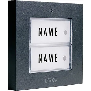 Domovní zvonek m-e modern-electronics 41273 bezdrátový zvonek vysílač se jmenovkou