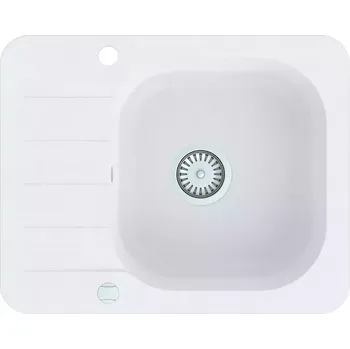 Granitový dřez Dřez granitový 1K 595X475 bílý