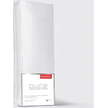 Prostěradlo Detexpol Saténové napínací prostěradlo Pure Collection stříbrná 220X200 ZG