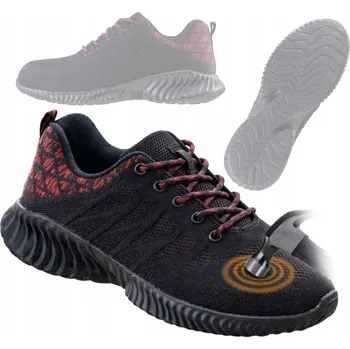 Pracovní obuv PRACOVNÍ BOTY PÁNSKÉ POLOBOTKY LEHKÉ prodyšné STYLU ADIDAS BOZP s ocelovou špičkou SB