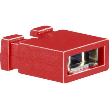 TRU COMPONENTS 1582217 zkratovací můstek Rastr (rozteč): 2.54 mm Počet kontaktů v řadě:2 Množství: 1 ks