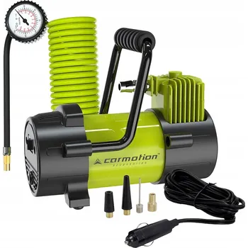 Kompresor Pístový kompresor 12V, 10 BAR, spirálová hadice 400 cm