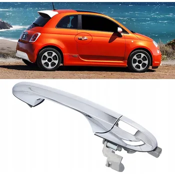 Dveře karosérie FIAT 500 500C od 2007 - KLIKA DVEŘÍ PŘEDNÍ VNĚJŠÍ Pravá 735485874