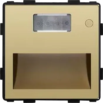 Nástěnné svítidlo SCHODIŠŤOVÉ SVÍTIDLO LED S POHYBOVÝM SENZOREM, SKLENĚNÉ