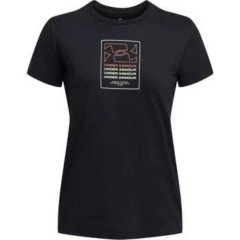 Dámské tričko Dámské tričko Under Armour BOX ORIGINATORS lg Černá, Bílá, Oranžová