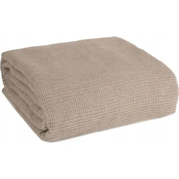 Prostěradlo Přikrývka Eurofirany bavlna 220 cm x 200 cm béžová