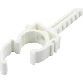 Stahovací páska TRU COMPONENTS upevňovací příchytka zástrčný 93013c1193 Průměr kabelového svazku (rozsah) 30 mm (max) pro zástrčnou montáž do zdiva, opětovně se zavírá bílá 1