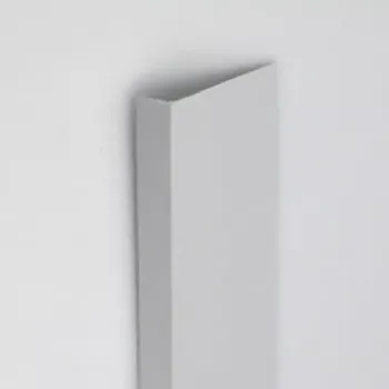 Stavební profil Profil uholníkový PVC světle šedá satina 20x25x1000