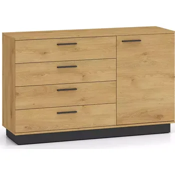 Kancelářská sestava Komoda Modesto 05 dub/černý